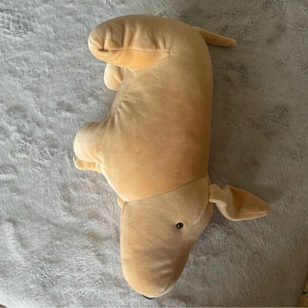 Jellycat  medium mellow mallowDog Pillow Toy - Soft Tan Dachshund Stuffed Animal